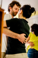 Salsa night at the Professor's house