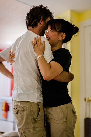 Salsa night at the Professor's house