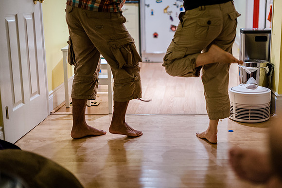 Salsa night at the Professor's house