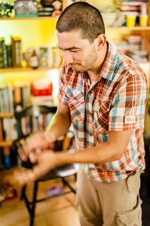 Salsa night at the Professor's house