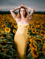 At the Sunflower Farm