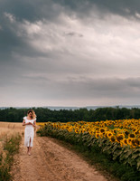 At the Sunflower Farm