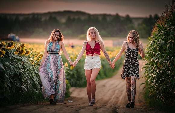 Girls at the Farm