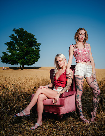 Girls at the Farm