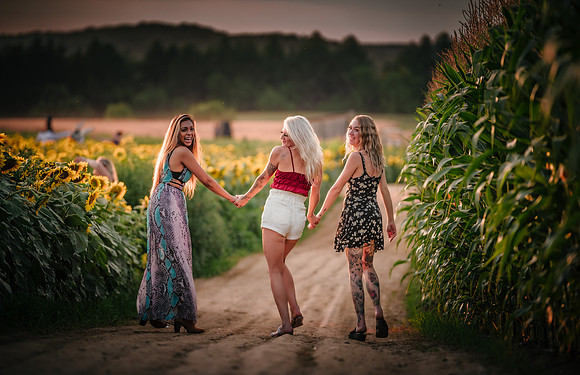 Girls at the Farm