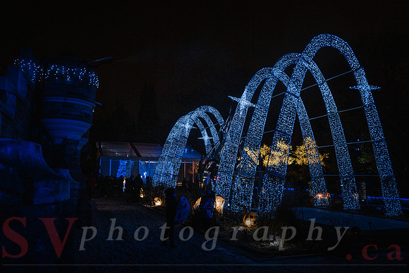 Christmas At The Castle with Holiday Lights