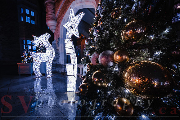 Christmas At The Castle with Holiday Lights