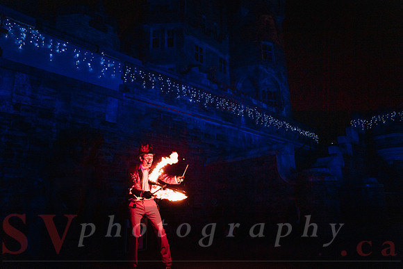 Christmas At The Castle with Holiday Lights