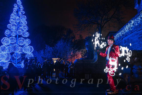 Christmas At The Castle with Holiday Lights