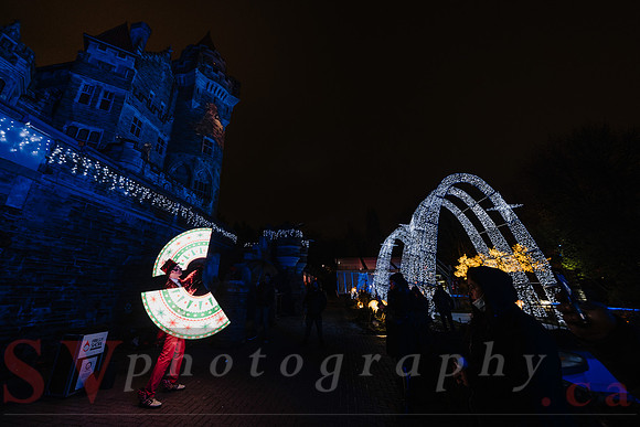 Christmas At The Castle with Holiday Lights