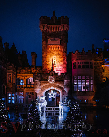 Christmas At The Castle with Holiday Lights