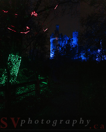 Christmas At The Castle with Holiday Lights