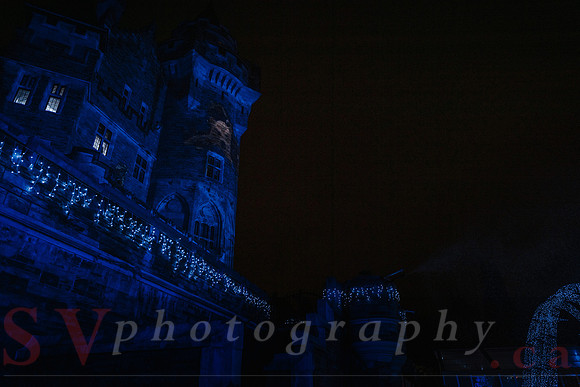 Christmas At The Castle with Holiday Lights