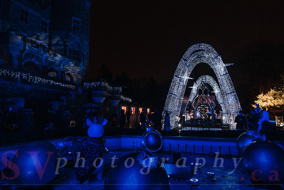 Christmas At The Castle with Holiday Lights