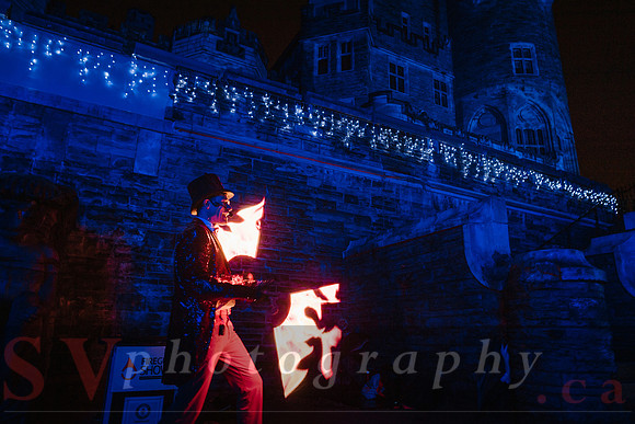 Christmas At The Castle with Holiday Lights