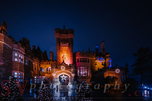 Christmas At The Castle with Holiday Lights