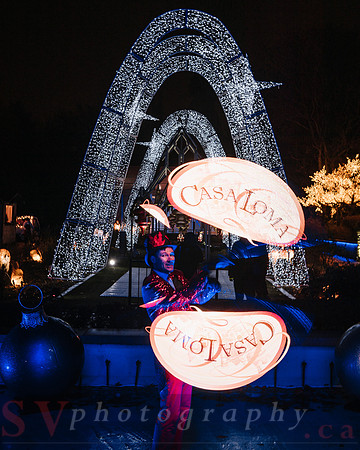 Christmas At The Castle with Holiday Lights