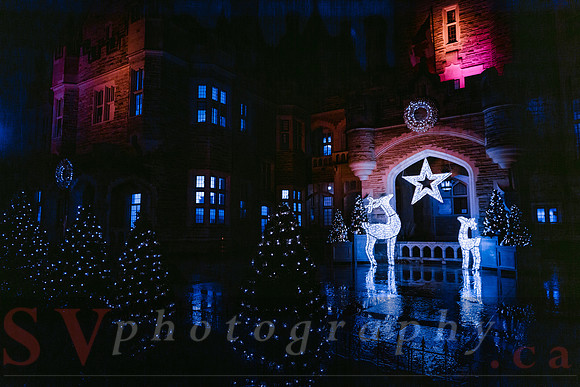 Christmas At The Castle with Holiday Lights