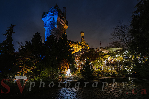 Christmas At The Castle with Holiday Lights