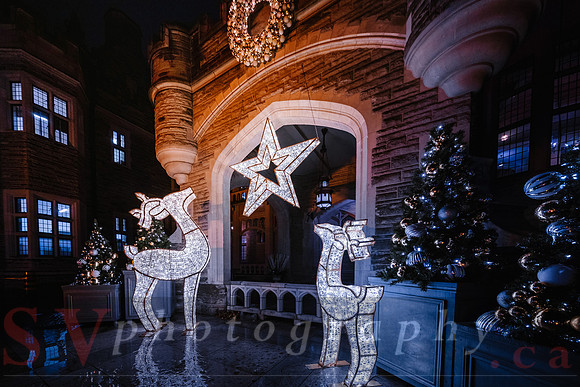 Christmas At The Castle with Holiday Lights