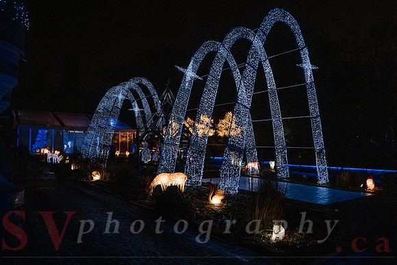 Christmas At The Castle with Holiday Lights