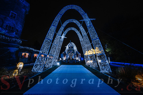 Christmas At The Castle with Holiday Lights
