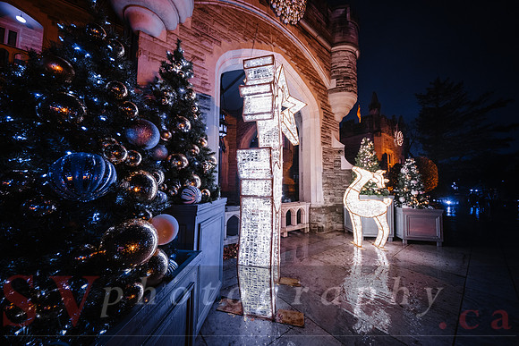 Christmas At The Castle with Holiday Lights