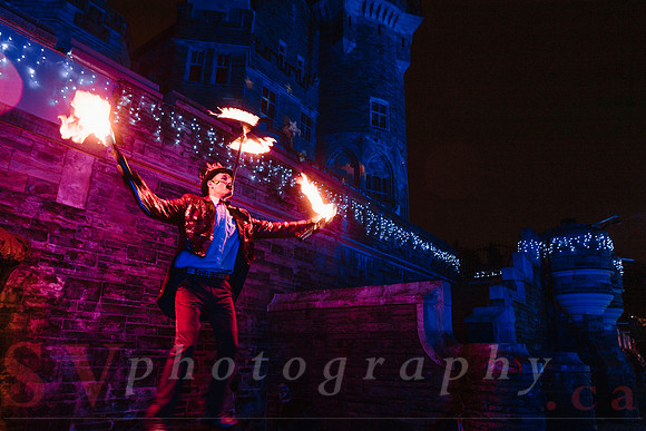 Christmas At The Castle with Holiday Lights