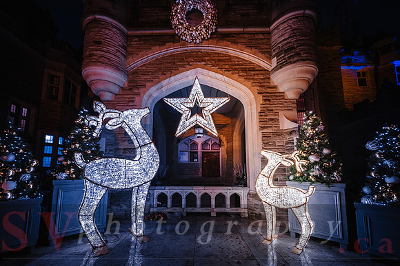Christmas At The Castle with Holiday Lights