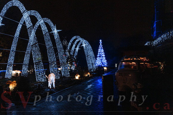 Christmas At The Castle with Holiday Lights