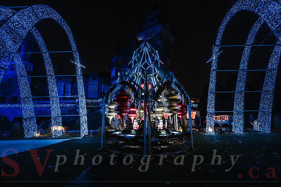 Christmas At The Castle with Holiday Lights
