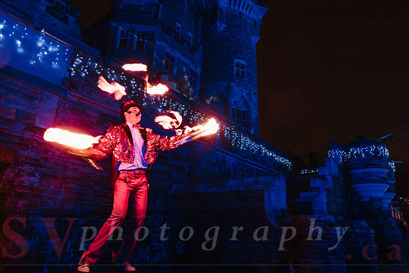 Christmas At The Castle with Holiday Lights