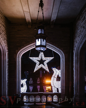 Christmas At The Castle with Holiday Lights