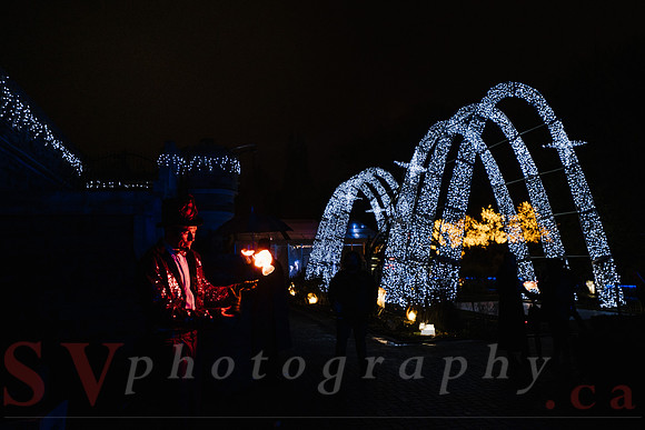 Christmas At The Castle with Holiday Lights