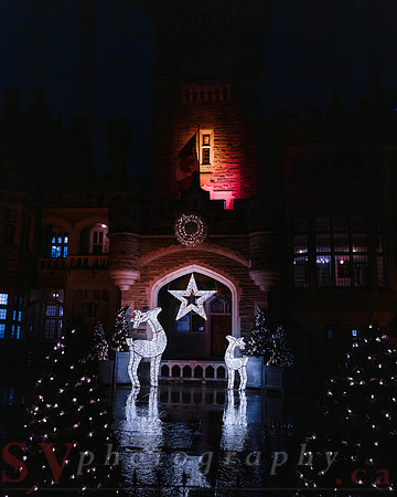 Christmas At The Castle with Holiday Lights