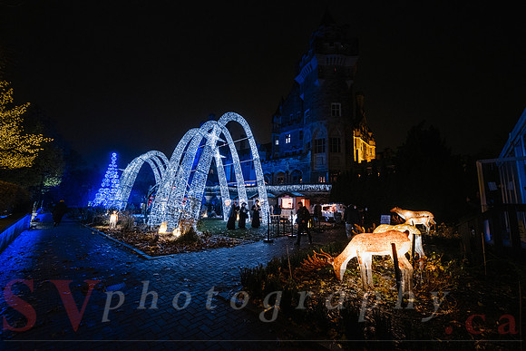 Christmas At The Castle with Holiday Lights