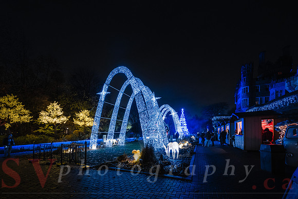 Christmas At The Castle with Holiday Lights