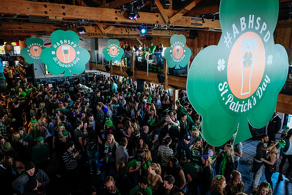 Amsterdam BrewHouse on St. Paddy's Day