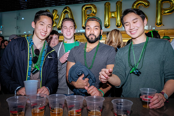 Amsterdam BrewHouse on St. Paddy's Day