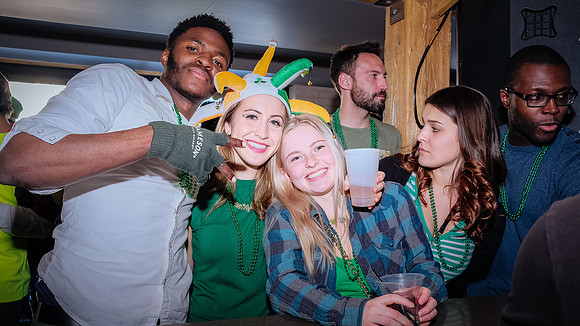 Amsterdam BrewHouse on St. Paddy's Day