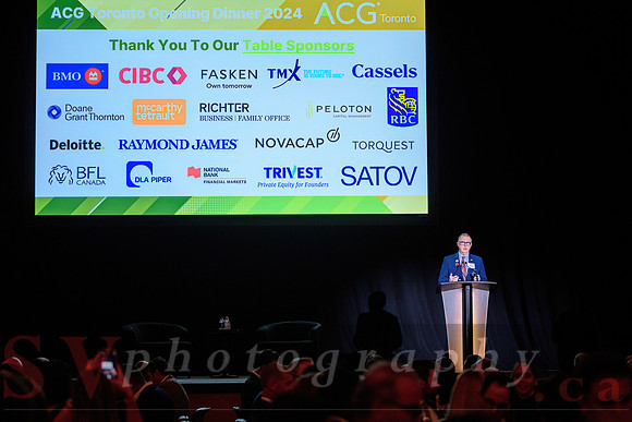 ACG Toronto - Openning Dinner