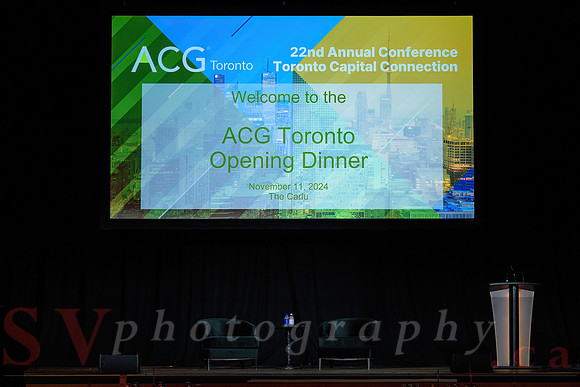 ACG Toronto - Openning Dinner