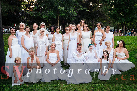 Porch View Dance with the Wedding Brigade